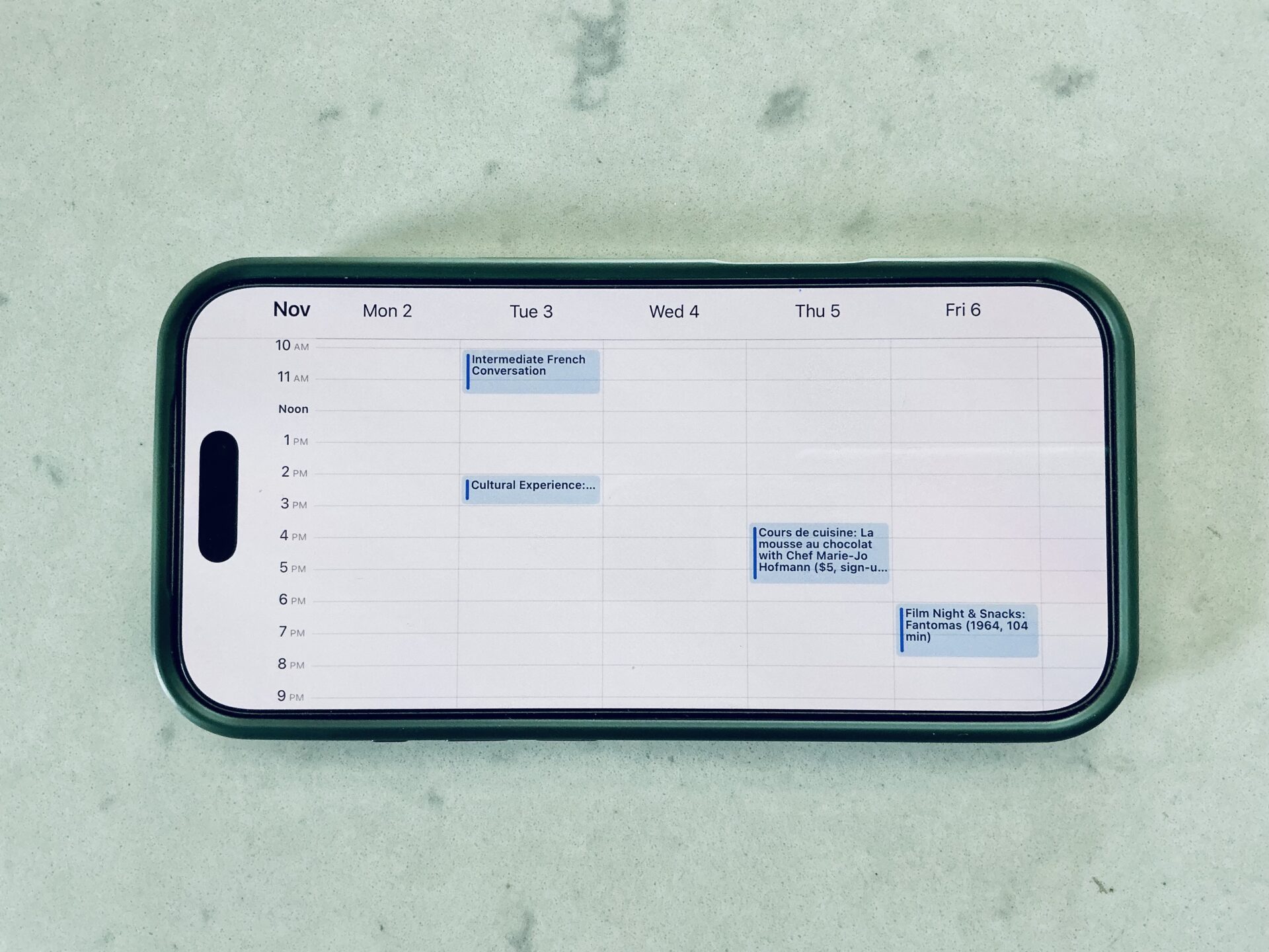 Our New Calendar that Updates Itself